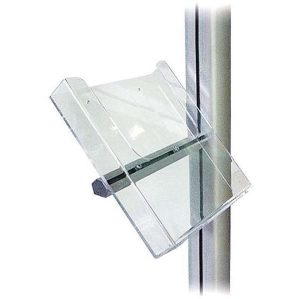 Multi Stand Prospekthalter aus Acryl mit Aluminiumhalterung, A4