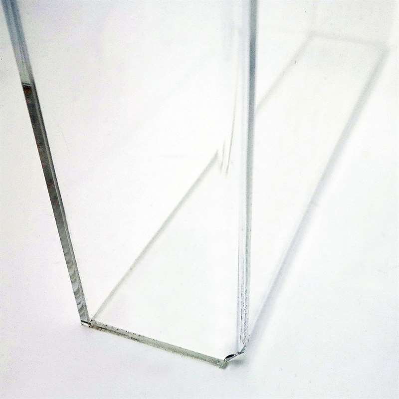 Outdoor-Prospekthalter box aus Acryl, vertikal, A3
