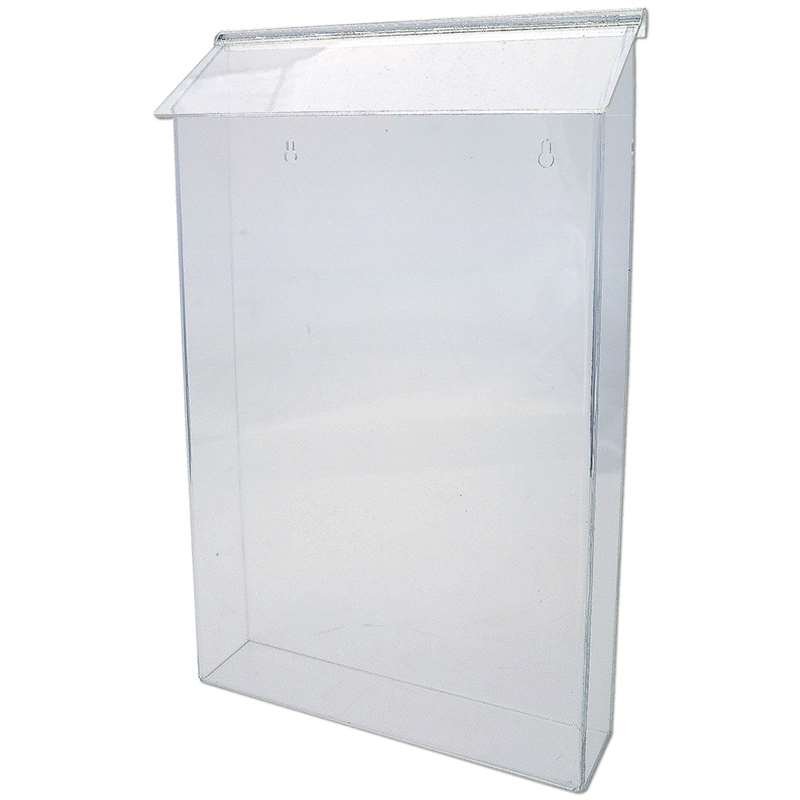 Outdoor-Prospekthalter box aus Acryl, vertikal, A3