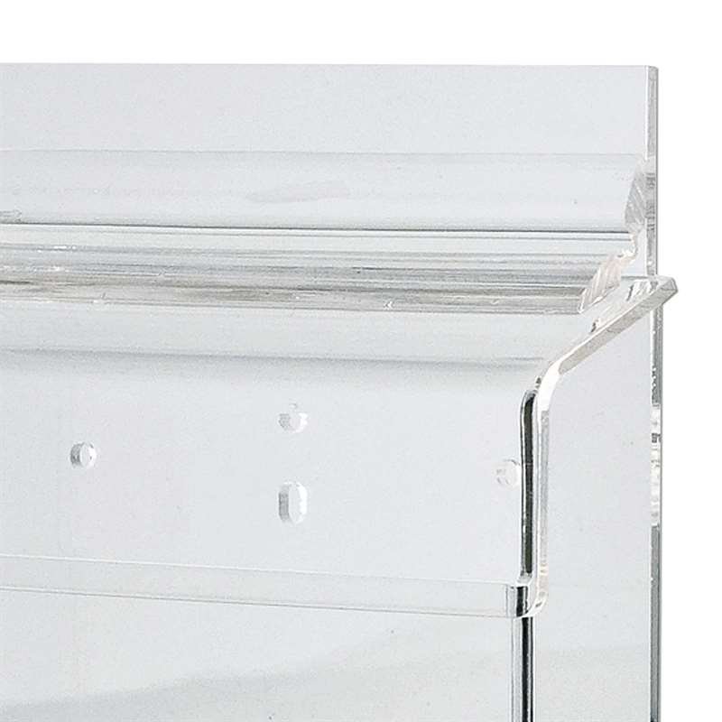 Outdoor-Prospekthalter box aus Acryl, vertikal, A4