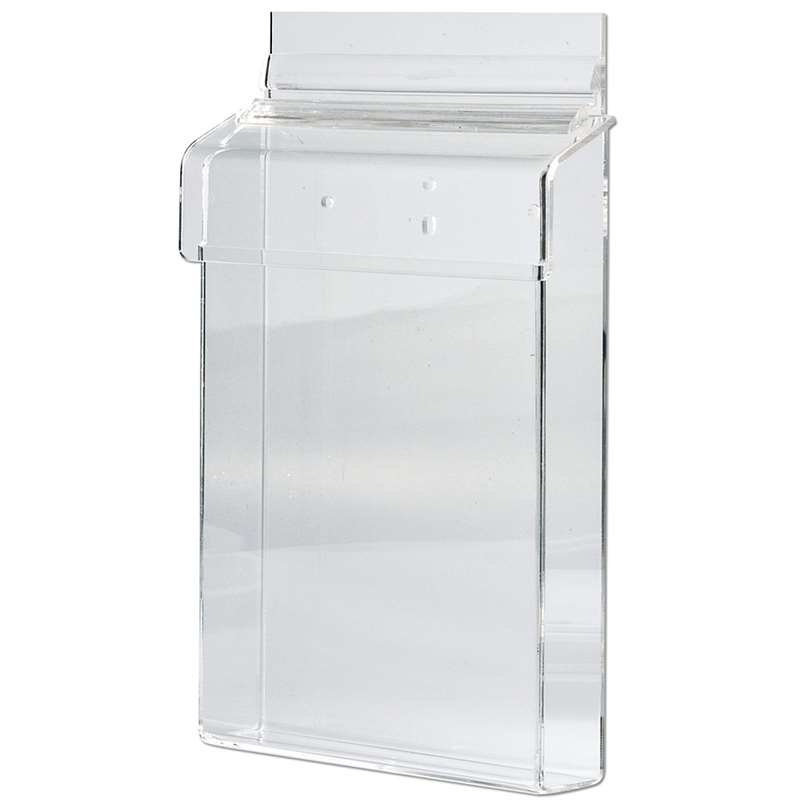 Outdoor-Prospekthalter box aus Acryl, vertikal, A5