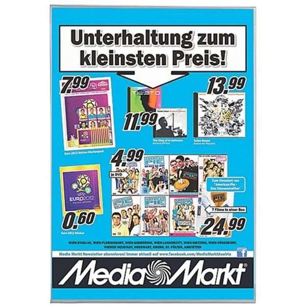 Window D-Plakattasche, doppelseitig, vertikal - A3