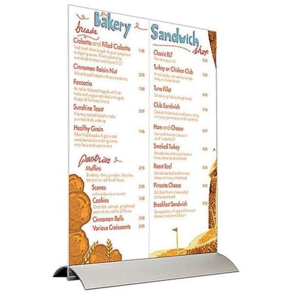 Swing Wing Menükorthalter vertikal - A5 - 14,8x21 cm