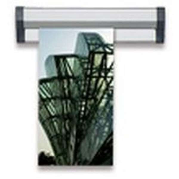 Posterleiste - Fast Note Posterschiene mit 30mm Aluminiumprofil, silber - 31 cm