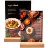 WOOD Block Menu Holder Acryl A5 vertikal/gewinkelt #10