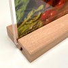 WOOD Block Menu Holder Acryl A5 vertikal/gewinkelt #9