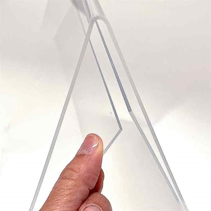 A-Menuholder, vertikal A4 akryldisplay, doppelseitig