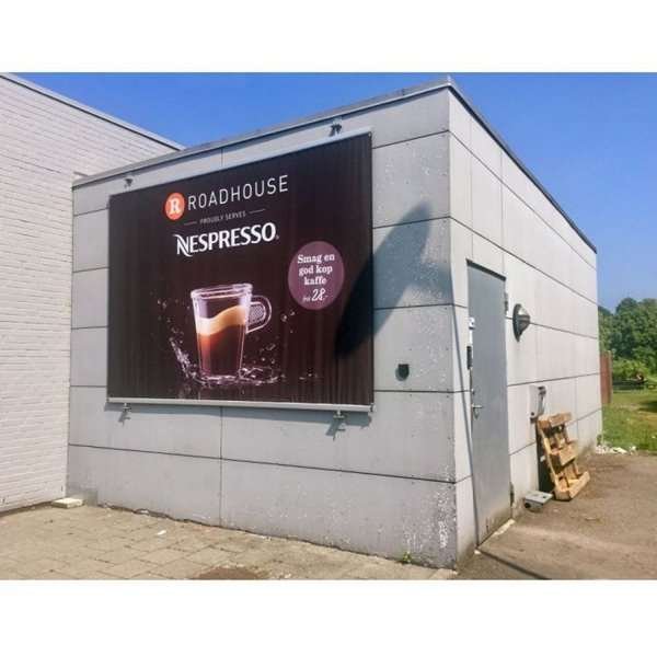Aluminiumhalterung zur Boden-/Deckenmontage des Outdoor-Bannerprofils