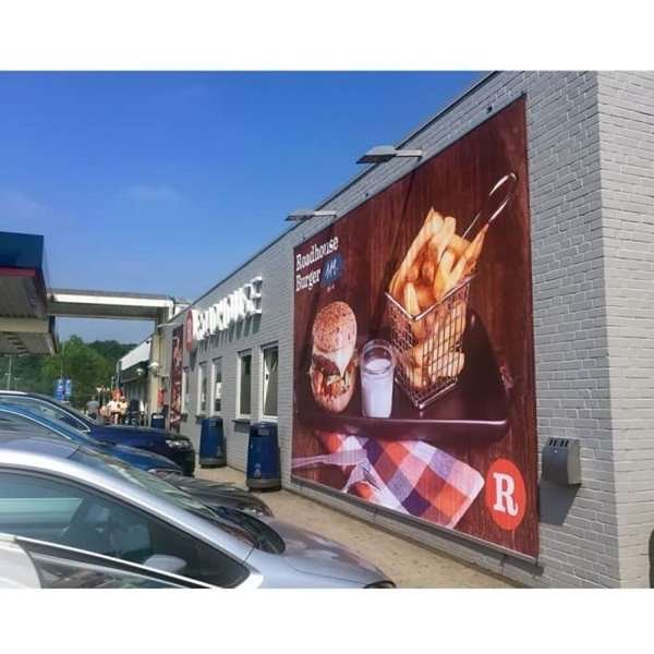 Aluminiumhalterung zur Boden-/Deckenmontage des Outdoor-Bannerprofils
