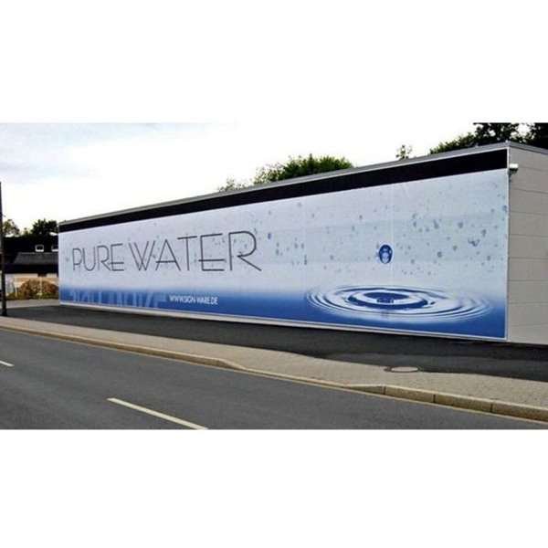 Aluminiumhalterung zur Boden-/Deckenmontage des Outdoor-Bannerprofils