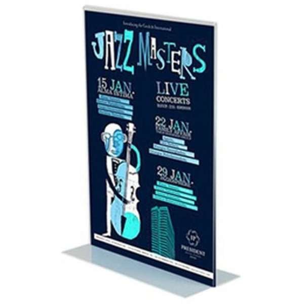 T - Men&uuml;kartenhalter vertikal - A7 - 7,4 x 10,5 cm