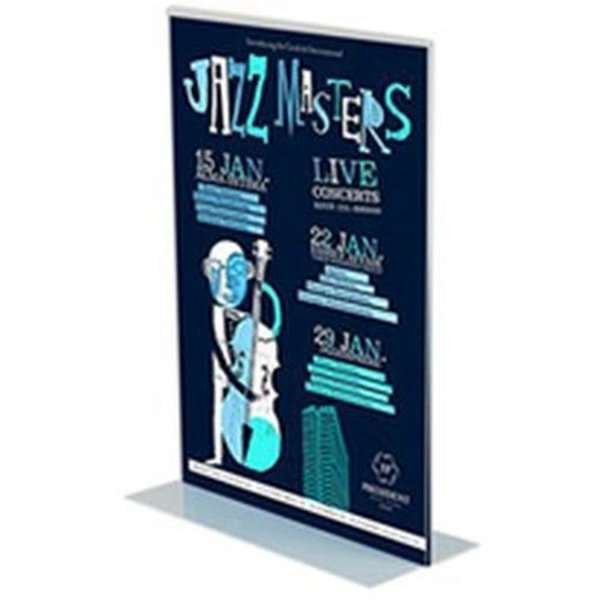 T - Men&uuml;kartenhalter vertikal - A8 - 5,2 x 7,4 cm