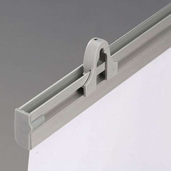 Posterklemmen-Set, Posterleiste mit 25mm Aluminium-Posterstreifen - 85 cm (A0)