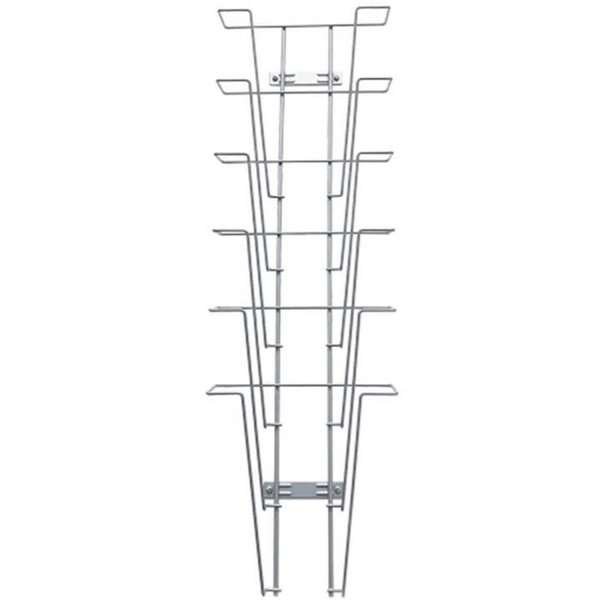 Prospekthalter f&uuml;r die Wand - 6xA4 - 21x29,7 cm