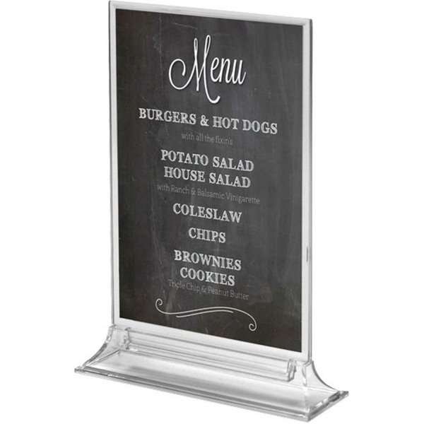 Vertikaler Menükartenhalter Acryl - A4 - 21 x 29,7 cm