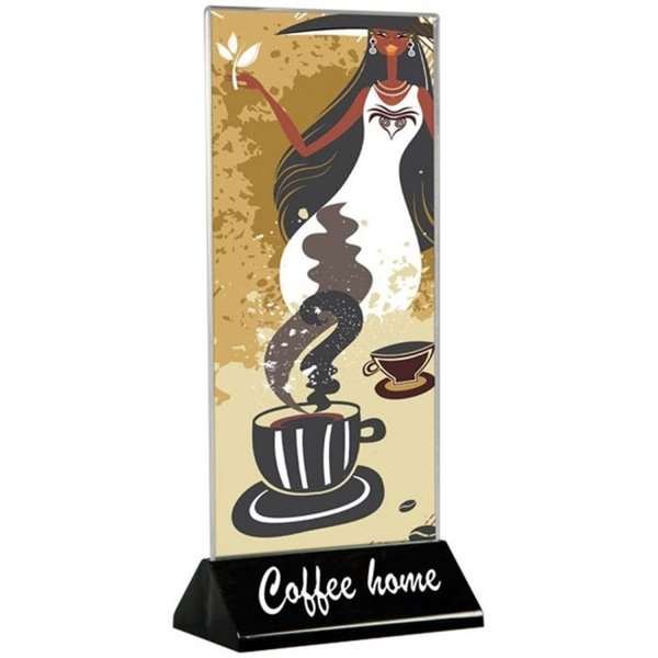 Pyramid Menükartenhalter vertikal - M65 Flyer - 9,9 x 21 cm - schwarz