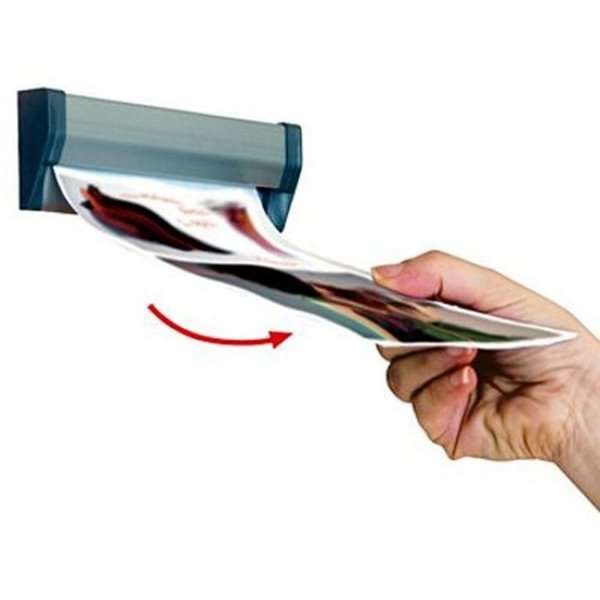 Posterleiste - Fast Note Posterschiene mit 30mm Aluminiumprofil, silber - 50 cm