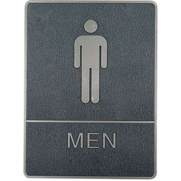 Symbol, Türschild, Mit, Blindenschrift - Herren
