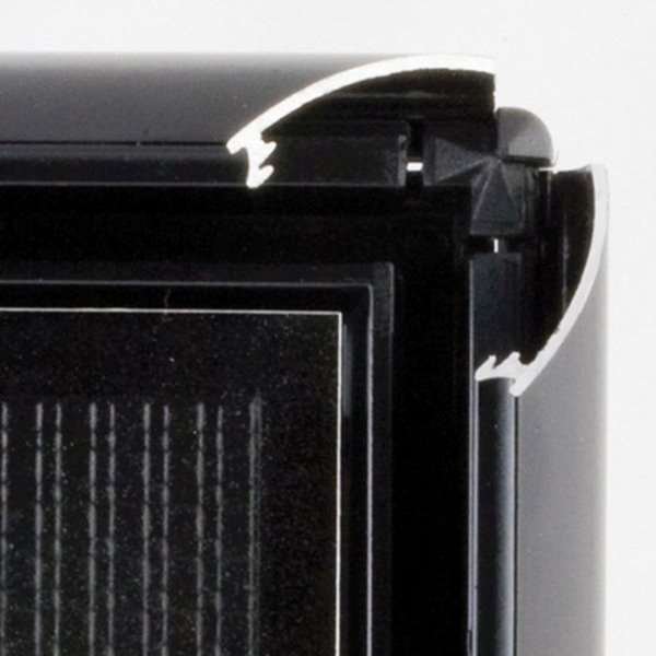 Opti Klapprahmen mit 25mm Aluminiumprofil, schwarz - A4