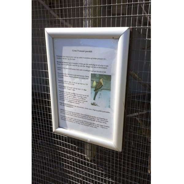 Opti Klapprahmen mit 25mm Aluminiumprofil, silber - 50 x 70 cm