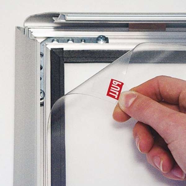 Watersafe Klapprahmen mit 35mm Aluminiumprofil, silber - 50 x 70 cm