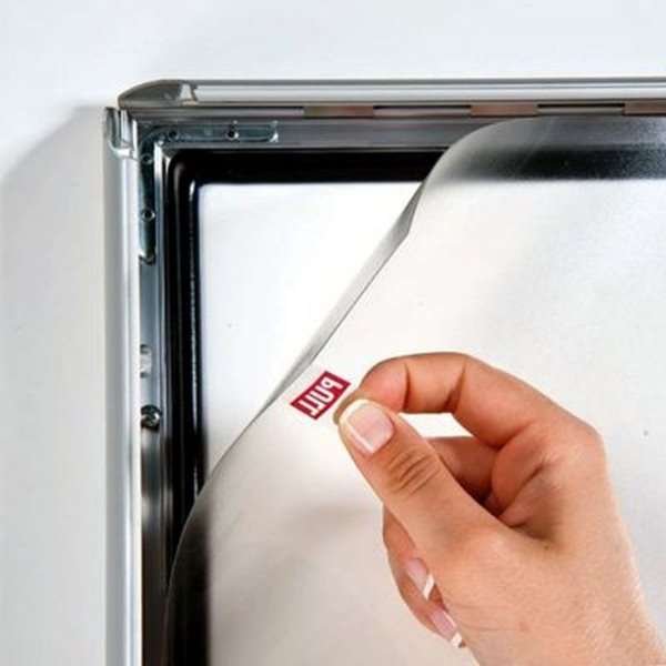 Watersafe Klapprahmen mit 25mm Aluminiumprofil, silber - A4