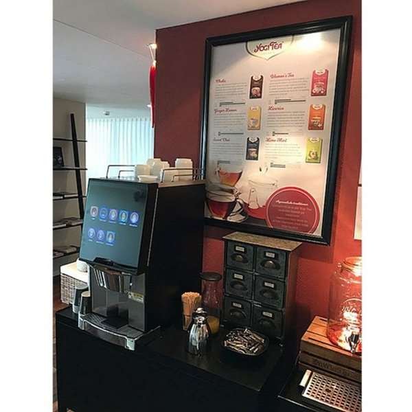 Klapprahmen mit 40mm Antik-Aluminiumprofil, schwarz - 70 x 100 cm