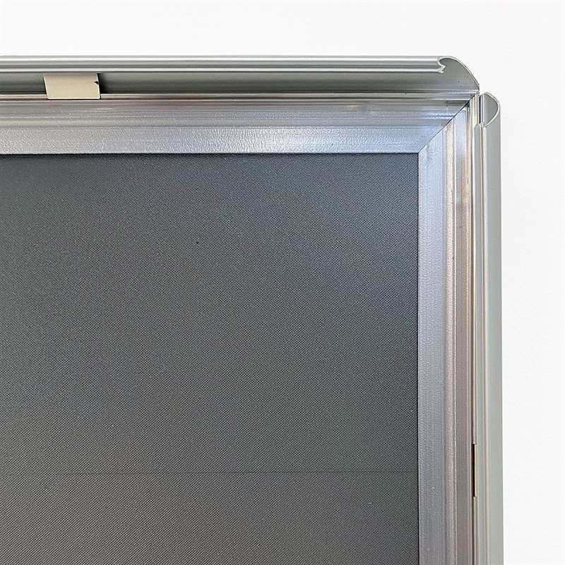 Klapprahmen mit 17mm Aluminiumprofil, silber - 70 x 100 cm