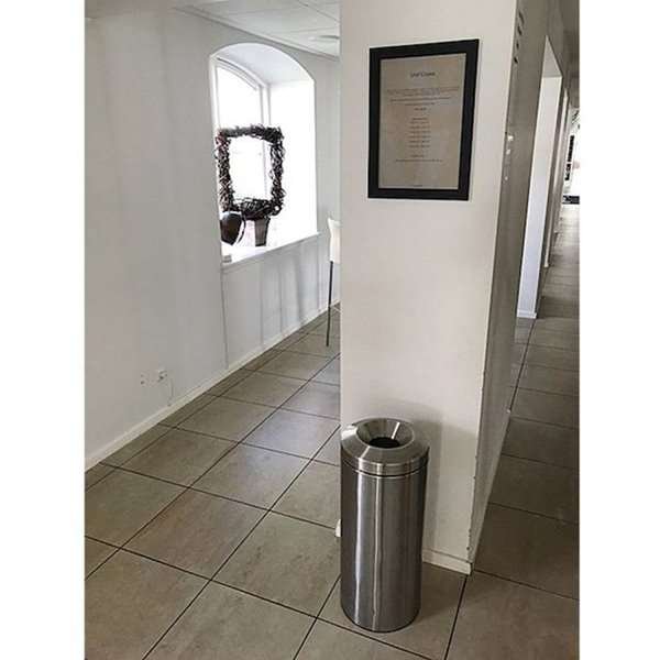 CROWN Klapprahmen mit 33mm Aluminium-Flachprofil, schwarz - A5