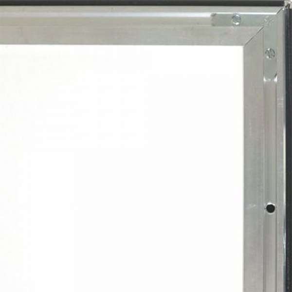 CROWN Klapprahmen mit 33mm Aluminium-Flachprofil, schwarz - A2