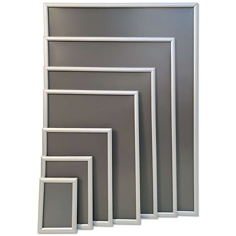 Klapprahmen mit 20mm Aluminiumprofil, silber - A2