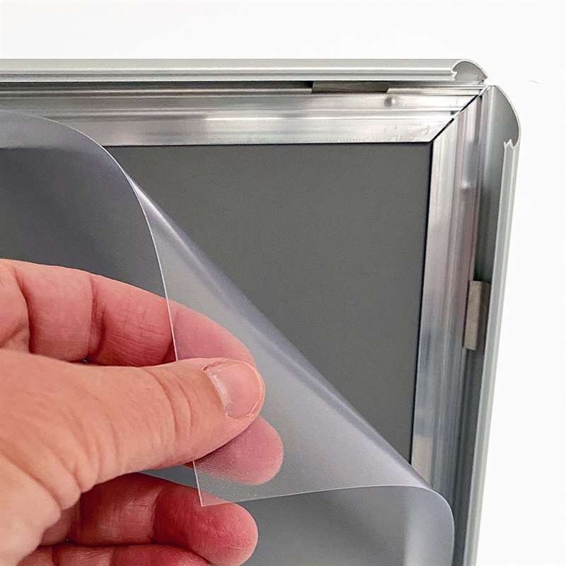 Klapprahmen mit 20mm Aluminiumprofil, silber - A2