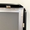 Klapprahmen mit 20mm Aluminium-Flachprofil, schwarz - 70 x 100 cm #5