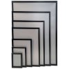 Klapprahmen mit 20mm Aluminium-Flachprofil, schwarz - A4 #7