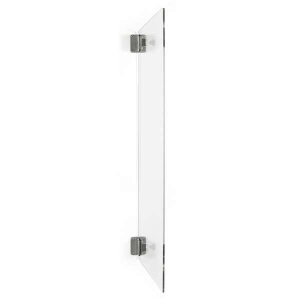 Universal-Klemmsatz für Hygieneabschirmung, 2 Plattenhalter für Wand oder Decke