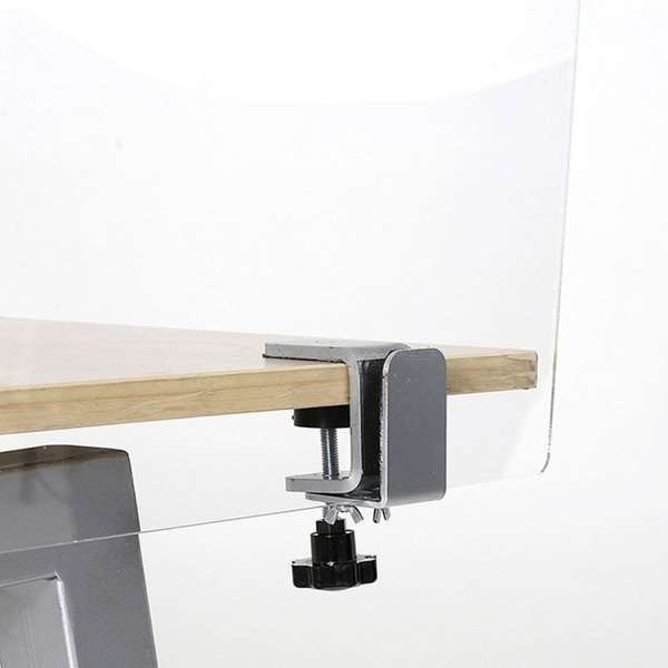 Kantenklemmen-Set für Hygieneabschirmung Tisch, 2-tlg