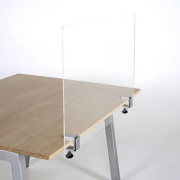 Kantenklemmen-Set für Hygieneabschirmung Tisch, 2-tlg