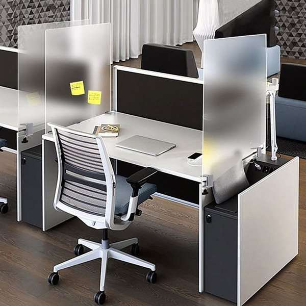 Kantenklemmen-Set für Hygieneabschirmung Tisch, 2-tlg