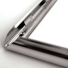 Klapprahmen mit 25mm Aluminiumprofil, Stahloptik - A2 #4