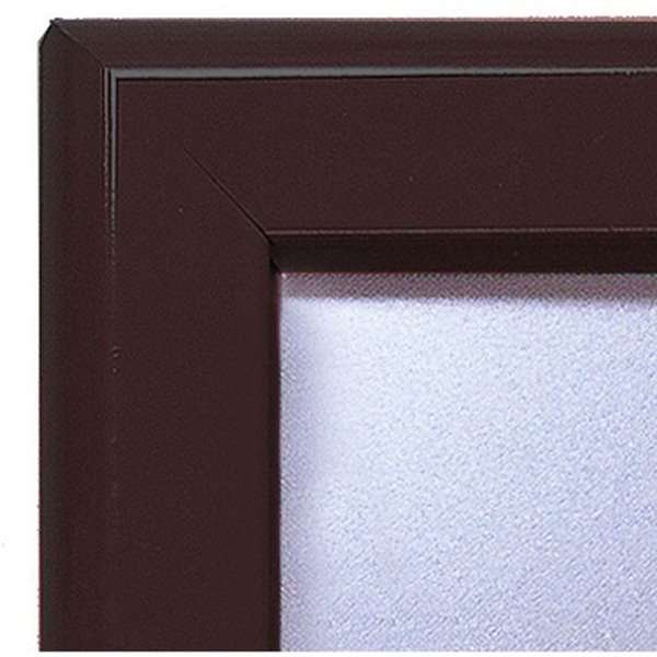 Klapprahmen mit 32mm Aluminium-Flachprofil, schwarz - A2