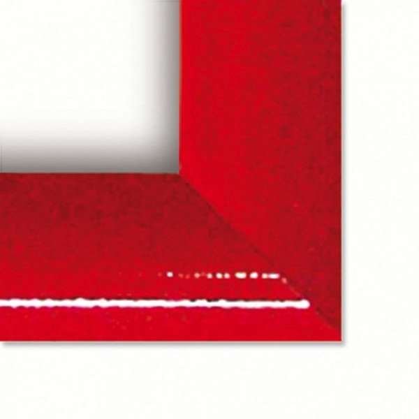 Klapprahmen mit 25mm Aluminiumprofil, rot - A2