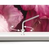 Abschließbarer Klapprahmen mit 32mm Aluminiumprofil, silber - 50 x 70 cm #8