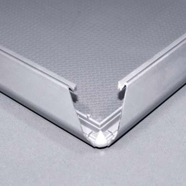 Abschließbarer Klapprahmen mit 32mm Aluminiumprofil, silber - 50 x 70 cm
