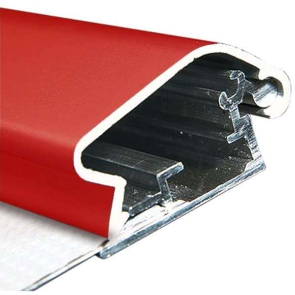 Klapprahmen mit 32mm Aluminium-Flachprofil, rot - A2