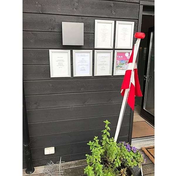 Klapprahmen mit 32mm Aluminium-Flachprofil, silber - 50 x 70 cm