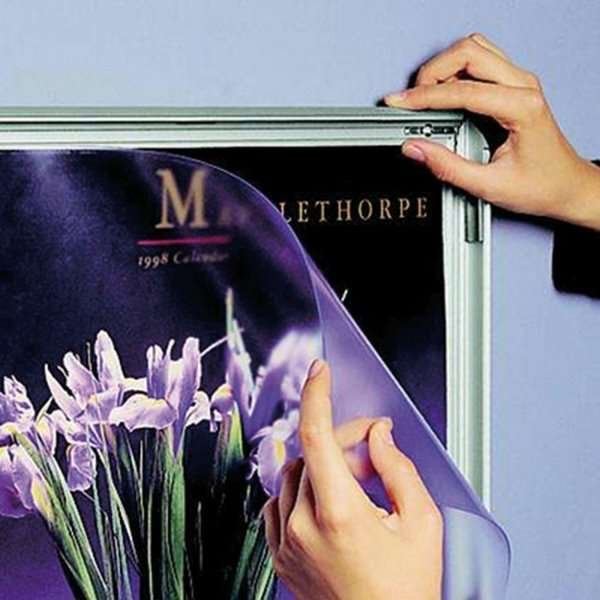 Klapprahmen mit 30mm Aluminiumprofil, silber - 70x100 cm