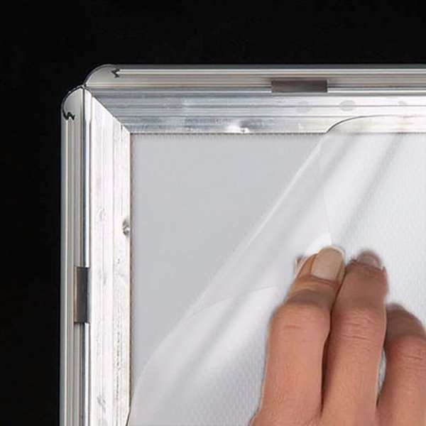 Klapprahmen mit 15mm Aluminiumprofil, silber - A2
