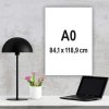 A0 - 84,1 x 118,9 cm. Poster gedruckt auf PET-Stayflat-Folie #1