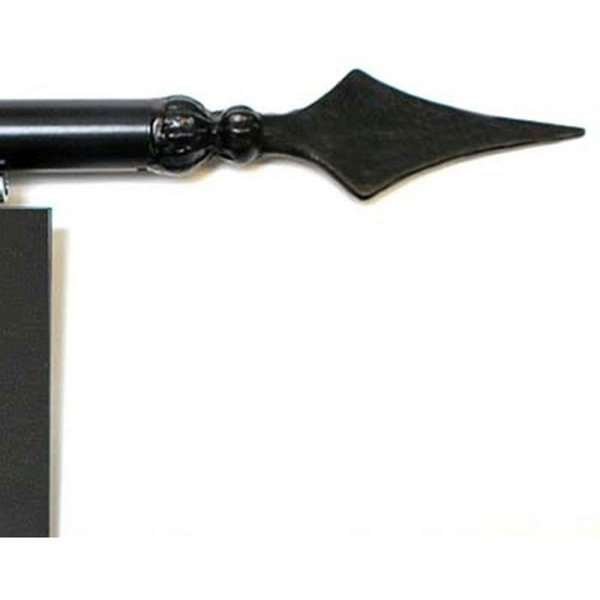 Antikes H&auml;ngeschild aus Stahl und Schmiedeeisen, Schwarz