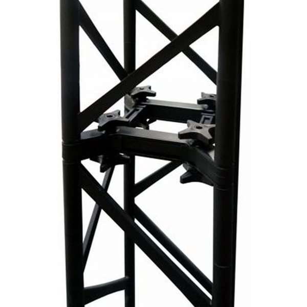 Crown Truss 15 Messewand mit Banner - schwarz